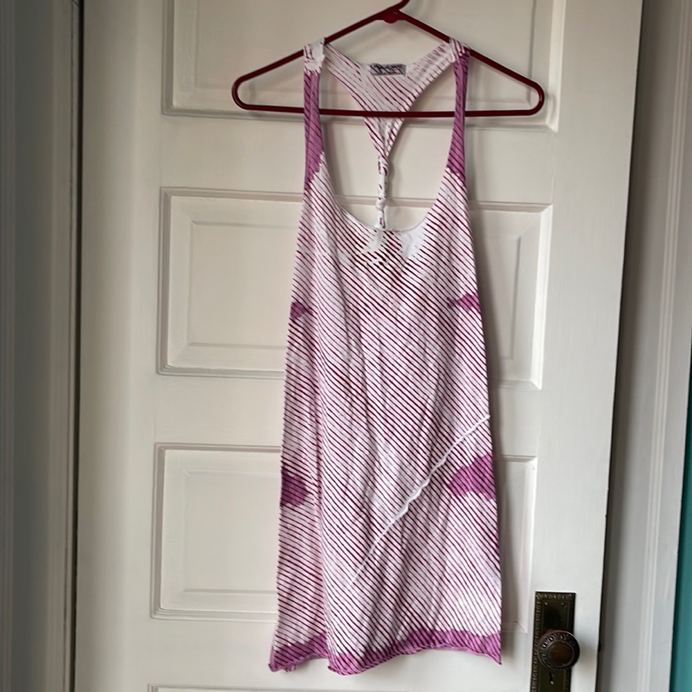 Michael Stars swimsuit cover-up with knotted back detail, one size fits most